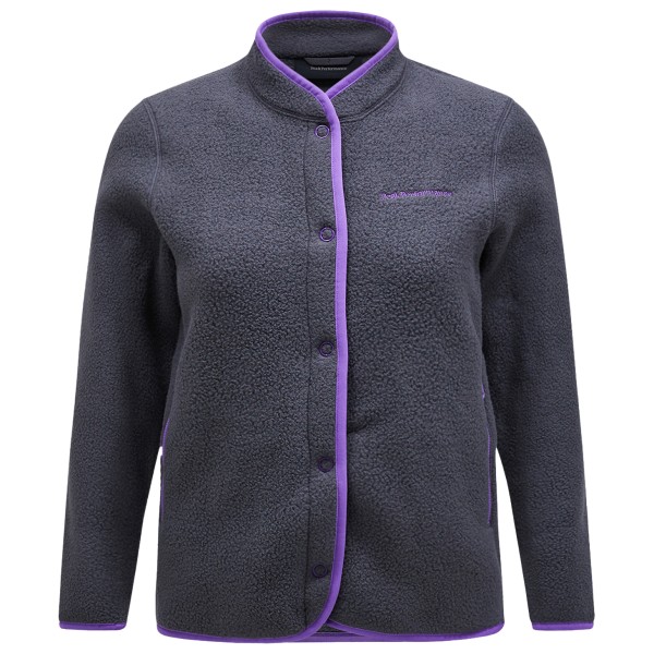 Peak Performance - Women's Fleece Snap Cardigan - Fleecejacke Gr L;M;S;XL;XS grau/blau;rot;schwarz von Peak Performance