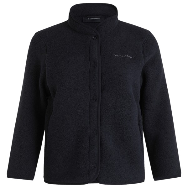 Peak Performance - Women's Fleece Snap Cardigan - Fleecejacke Gr XL schwarz von Peak Performance