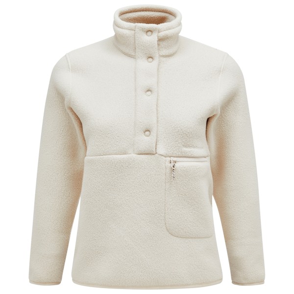 Peak Performance - Women's Fleece Snap T-Neck - Fleecepullover Gr L beige von Peak Performance