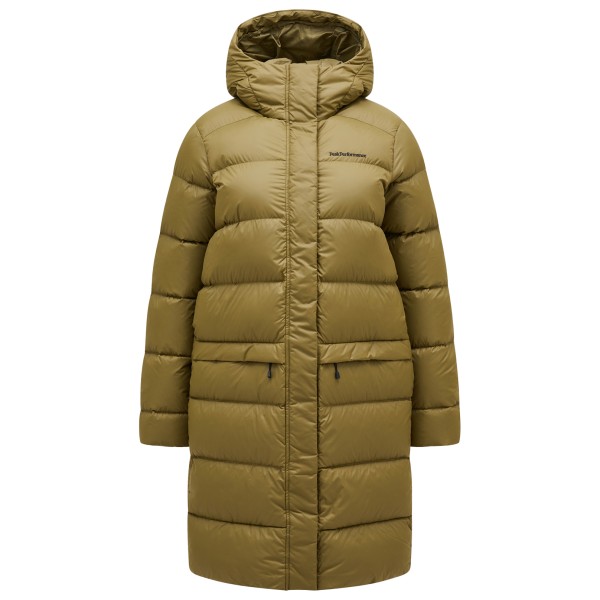 Peak Performance - Women's Frost Down Coat - Mantel Gr XS oliv von Peak Performance