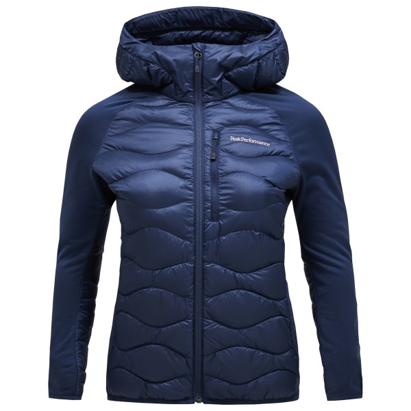 Peak Performance - Women's Helium Down Hybrid Hood - Daunenjacke Gr M blau von Peak Performance