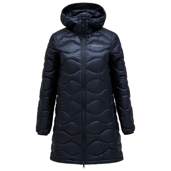 Peak Performance - Women's Helium Down Parka - Mantel Gr L schwarz/blau von Peak Performance