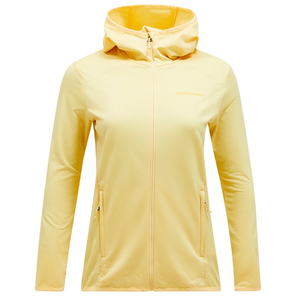 Peak Performance - Women's Light Zip Hood - Fleecejacke Gr M beige von Peak Performance