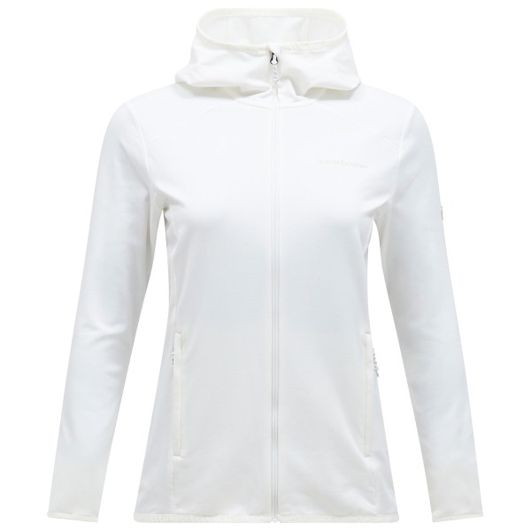 Peak Performance - Women's Light Zip Hood - Fleecejacke Gr XL weiß von Peak Performance