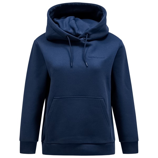 Peak Performance - Women's Original Small Logo Hoodie - Hoodie Gr S blau von Peak Performance