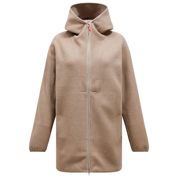 Peak Performance - Women's Pile Long Zip - Fleecejacke Gr M braun/beige von Peak Performance