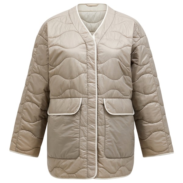 Peak Performance - Women's Quilted Oversized Liner - Kunstfaserjacke Gr M beige von Peak Performance