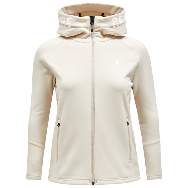 Peak Performance - Women's Rider Zip Hood - Fleecejacke Gr L beige von Peak Performance