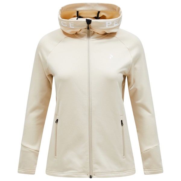 Peak Performance - Women's Rider Zip Hood - Fleecejacke Gr L beige von Peak Performance