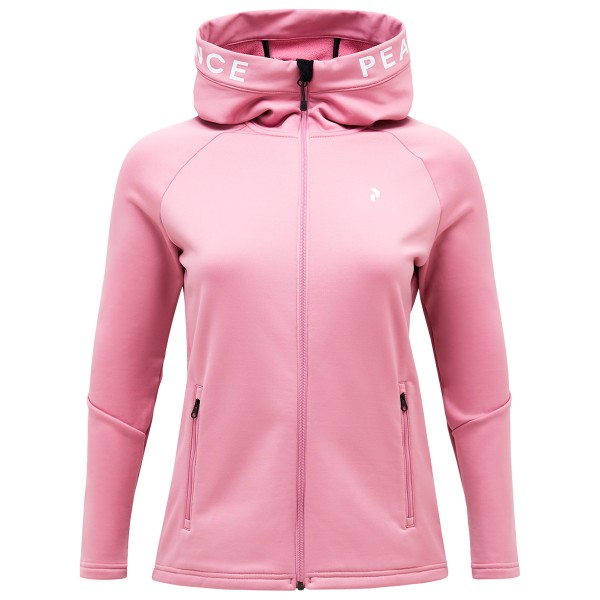 Peak Performance - Women's Rider Zip Hood - Fleecejacke Gr L rosa von Peak Performance