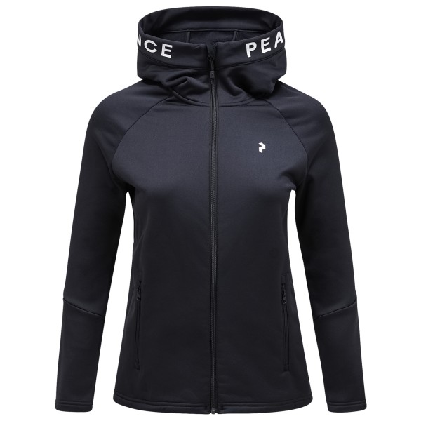 Peak Performance - Women's Rider Zip Hood - Fleecejacke Gr M schwarz von Peak Performance