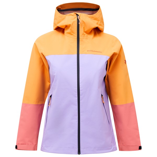 Peak Performance - Women's Trail Hipe Shell Jacket - Regenjacke Gr L;M;S;XL;XS blau;rosa/rot von Peak Performance