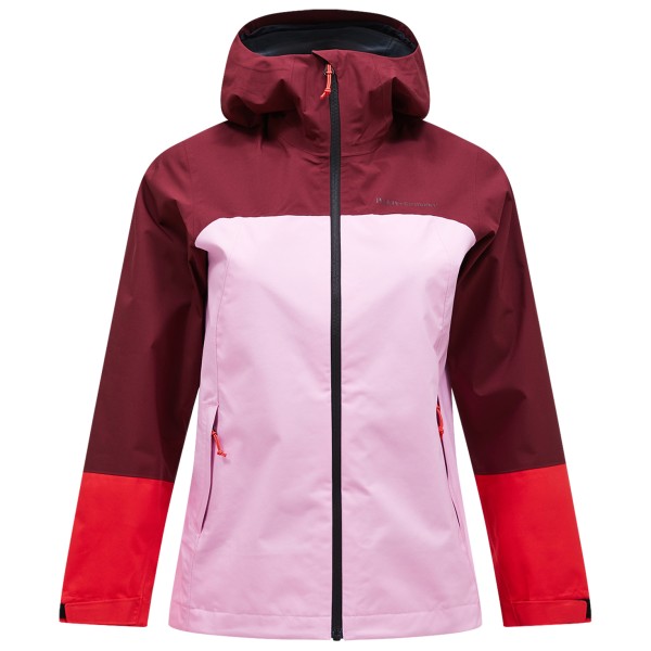 Peak Performance - Women's Trail Hipe Shell Jacket - Regenjacke Gr XL rosa/rot von Peak Performance