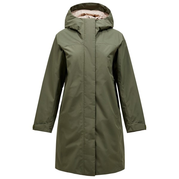 Peak Performance - Women's Treeline Insulated Parka - Parka Gr L;M blau;oliv von Peak Performance