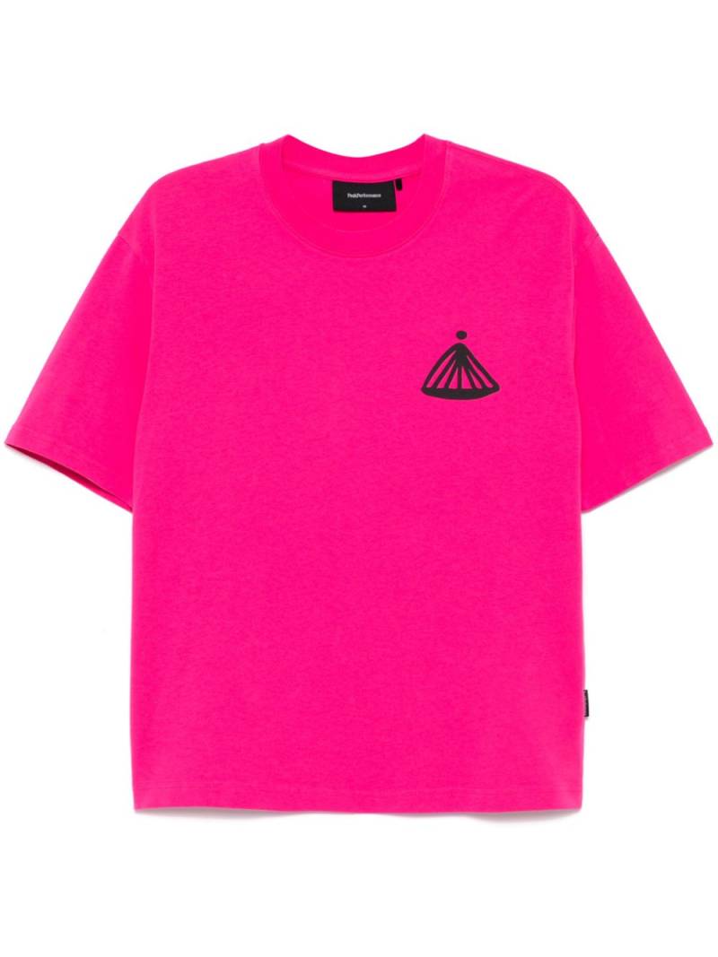 Peak Performance graphic-print T-shirt - Pink von Peak Performance