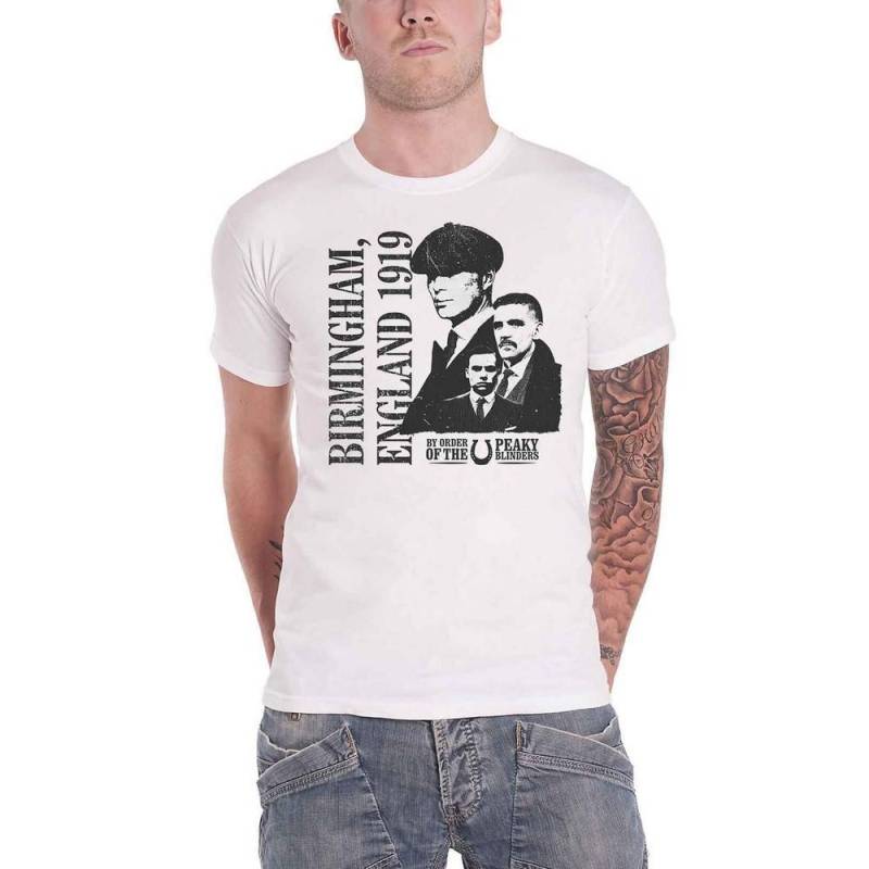 England 1919 Tshirt Damen Weiss L von Peaky Blinders