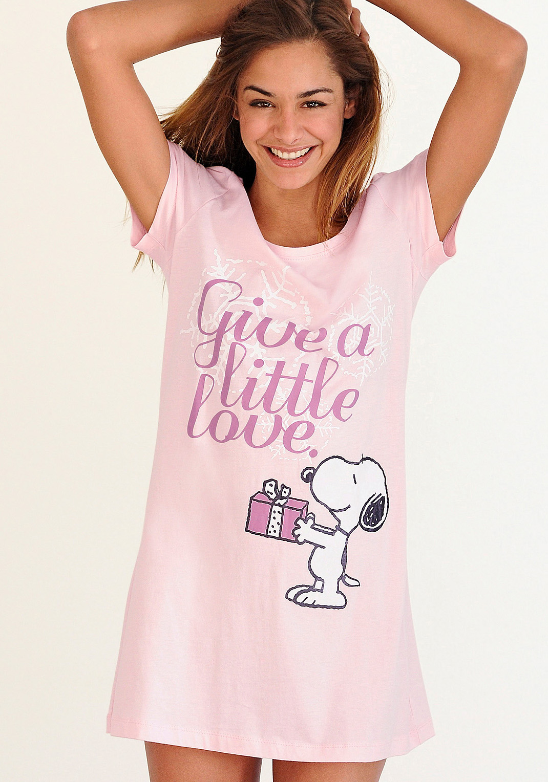 Peanuts Sleepshirt, mit Snoopy-Print in Minilänge Peanuts Sleepshirt, mit Snoopy-Print in Minilänge von Peanuts
