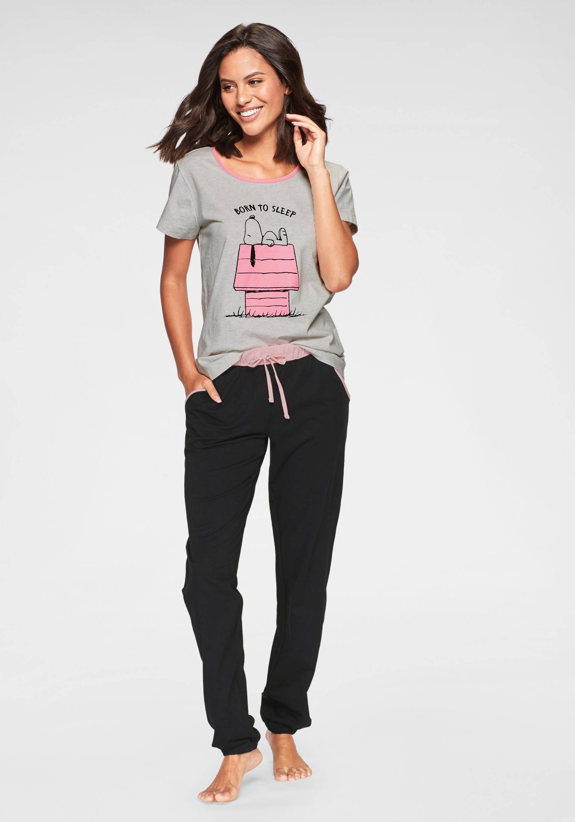 Peanuts Pyjama, (2 tlg.), mit Snoopy-Print Peanuts Pyjama, (2 tlg.), mit Snoopy-Print von Peanuts