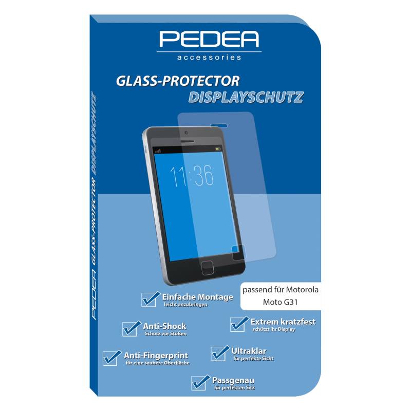 PEDEA Displayschutzglas »Display-Schutzglas Motorola Moto G31«, (1 St.) von Pedea