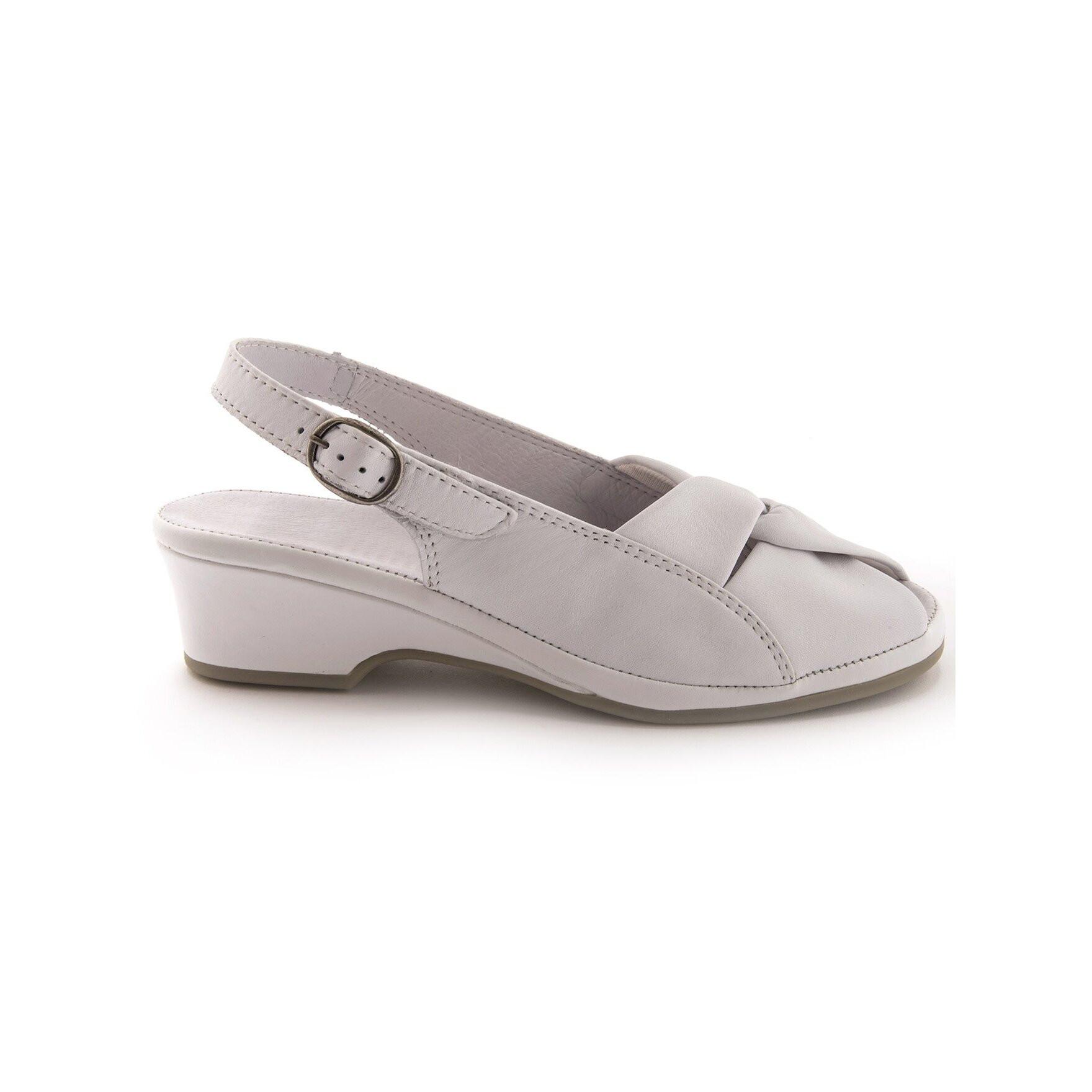 Ledersandalen Für Frauen Damen Weiss 36 von Pédiconfort