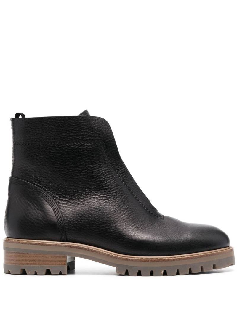 Pedro Garcia front zip-fastening boots - Black von Pedro Garcia