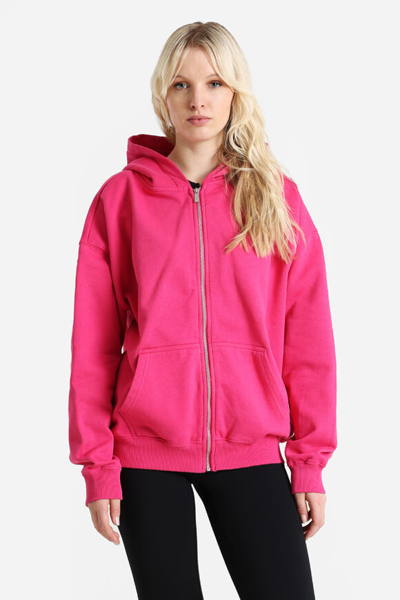 Pegador Ramira Oversize Kapuzensweatjacke | Washed Digital Pink | Damen  | L von Pegador