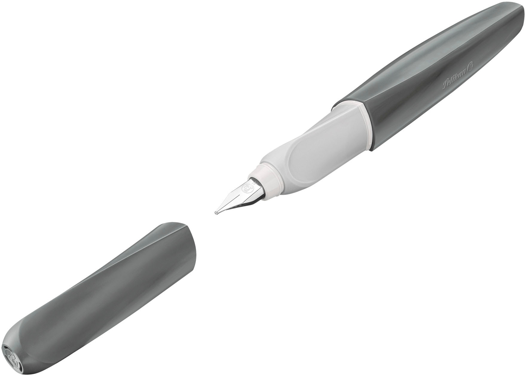 Pelikan Füller »Twist® eco, Grey, Feder M«, Made in Germany; enthält recyceltes Material von Pelikan