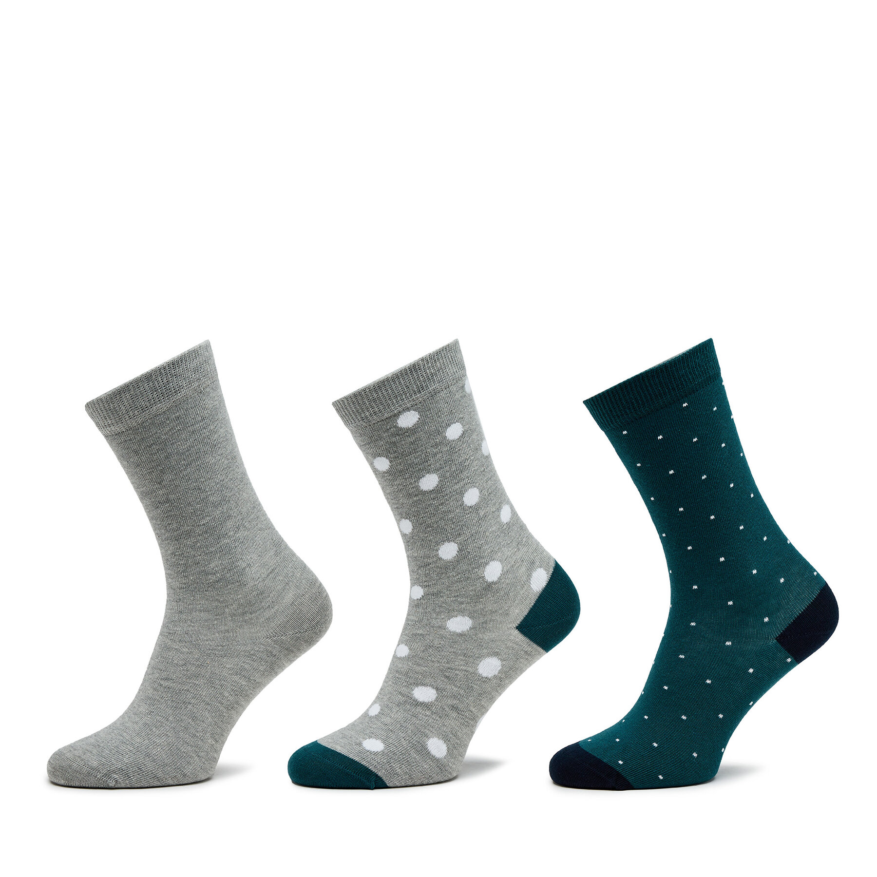 3er-Set hohe Unisex-Socken Pepe Jeans Polkadot Cr 3P PLU30022 Grau von Pepe Jeans