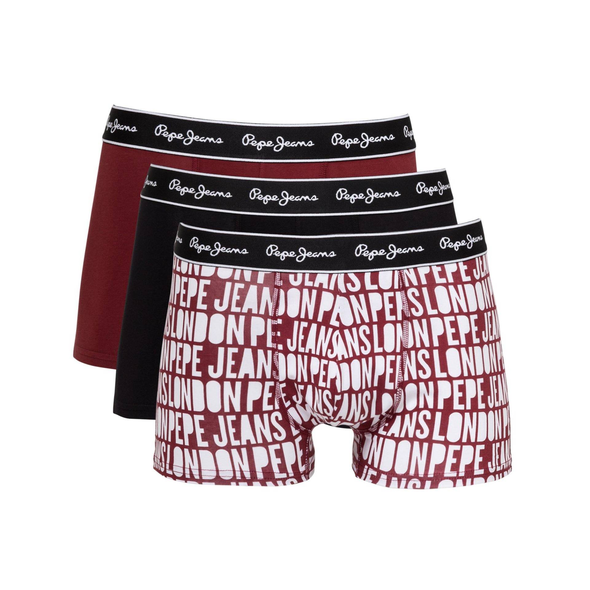 Duopack, Pantys Herren Bordeaux M von Pepe Jeans