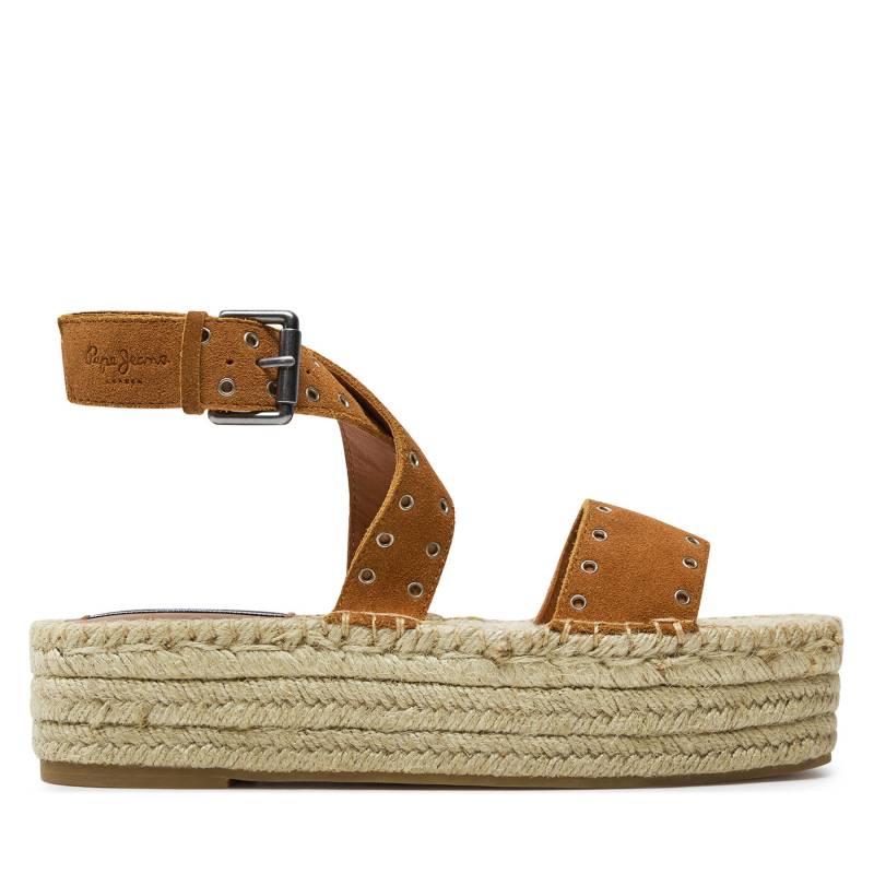 Espadrilles Pepe Jeans Tracy Antique PLS90657 Braun von Pepe Jeans