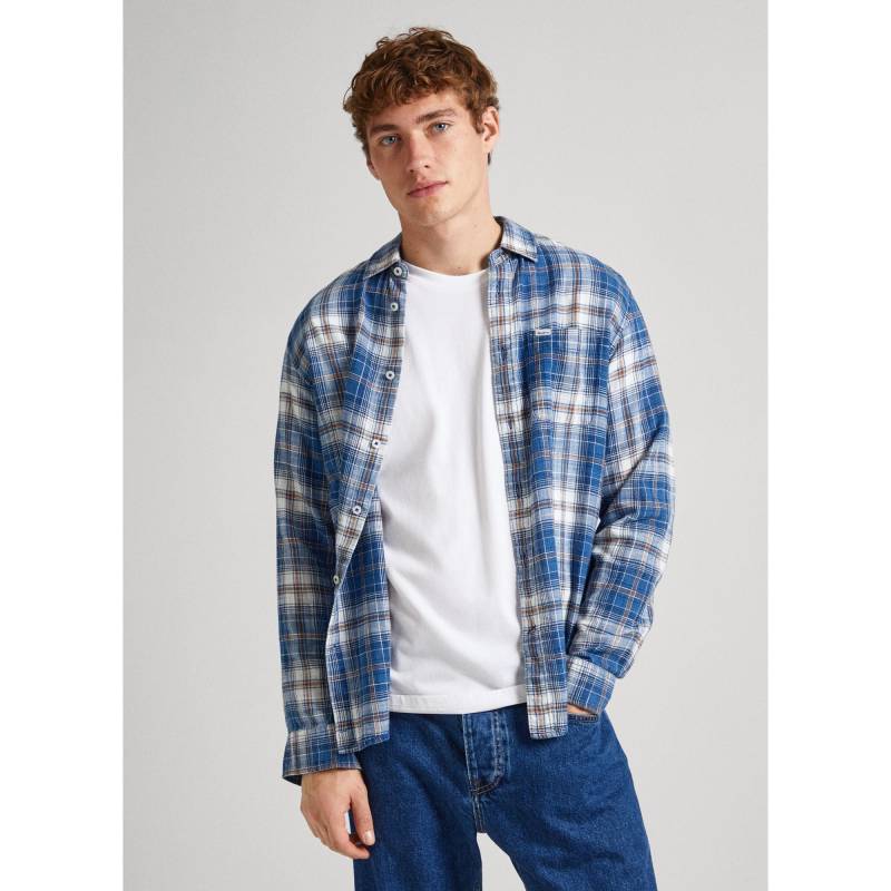 Hemd, Langarm Herren Indigo XXL von Pepe Jeans