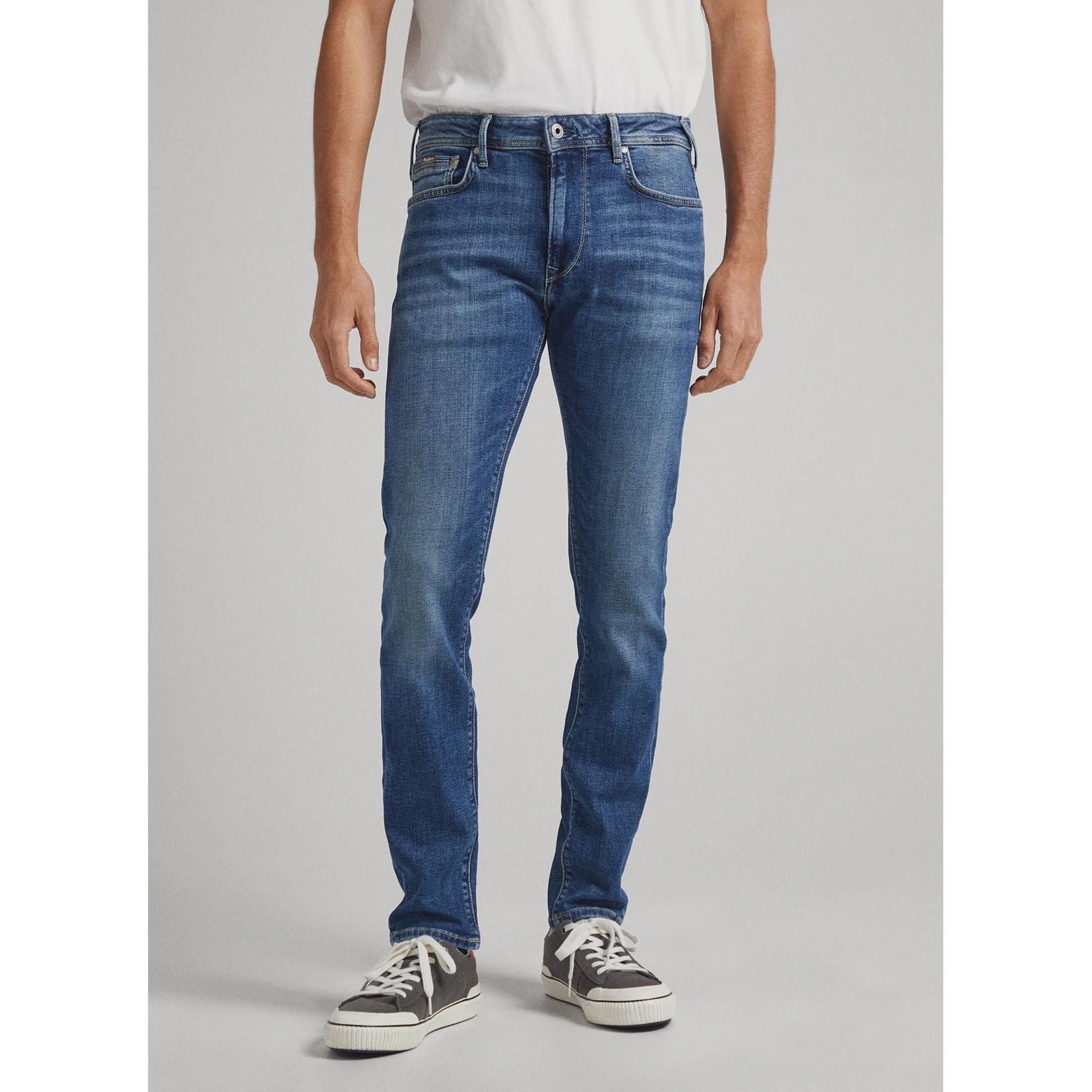 Jeans, Slim Fit Herren Blau L30/W31 von Pepe Jeans