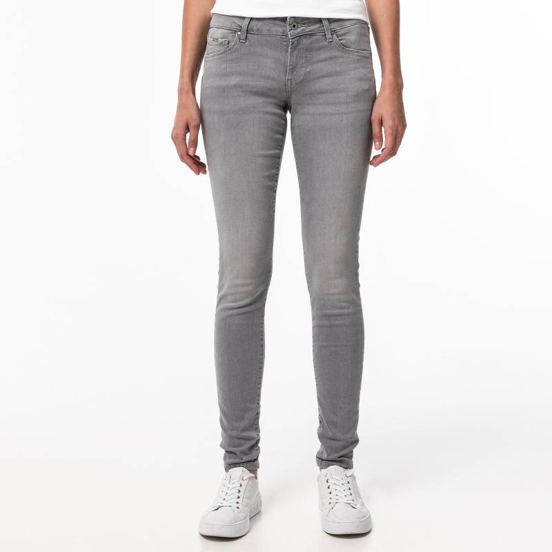 Jeans, Skinny Fit Damen Hellgrau W31 von Pepe Jeans