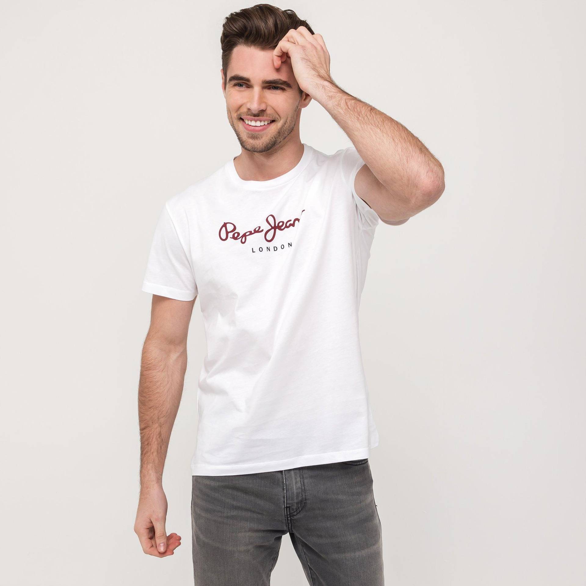 T-shirt Herren Weiss M von Pepe Jeans