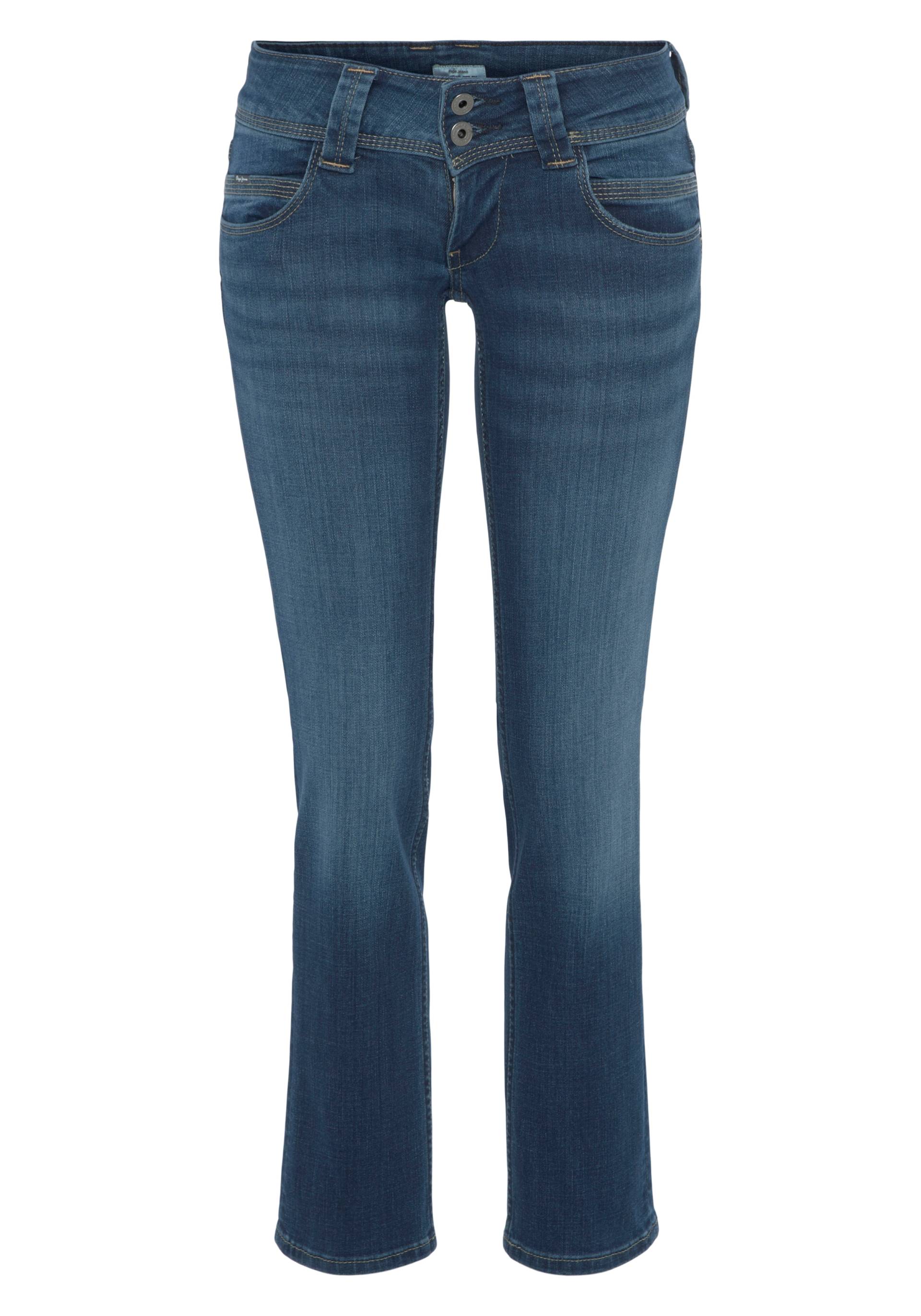 Pepe Jeans Straight-Jeans »VENUS«, mit Badge von Pepe Jeans