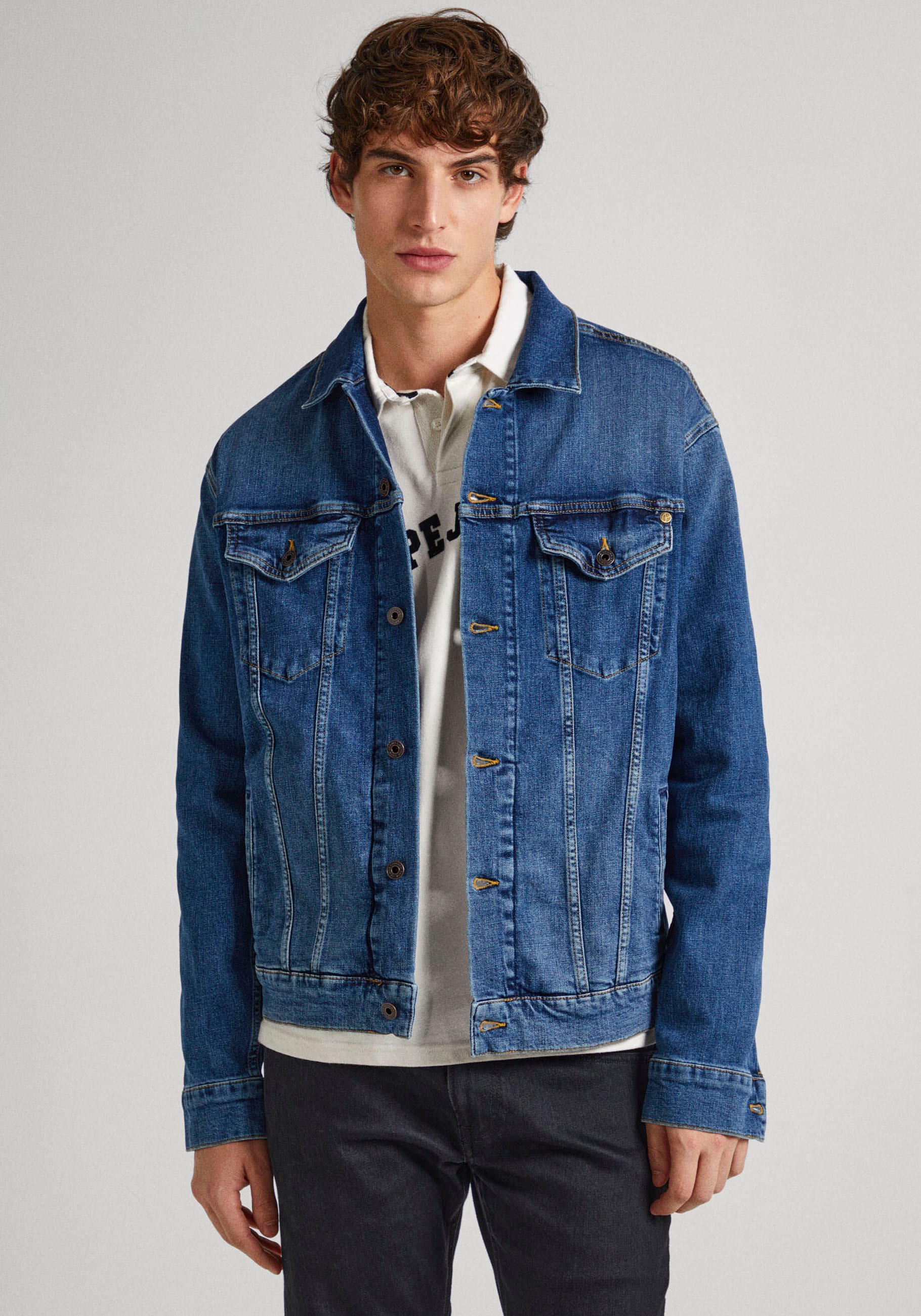 Pepe Jeans Jeansjacke »Pepe Jacke PINNERS« von Pepe Jeans