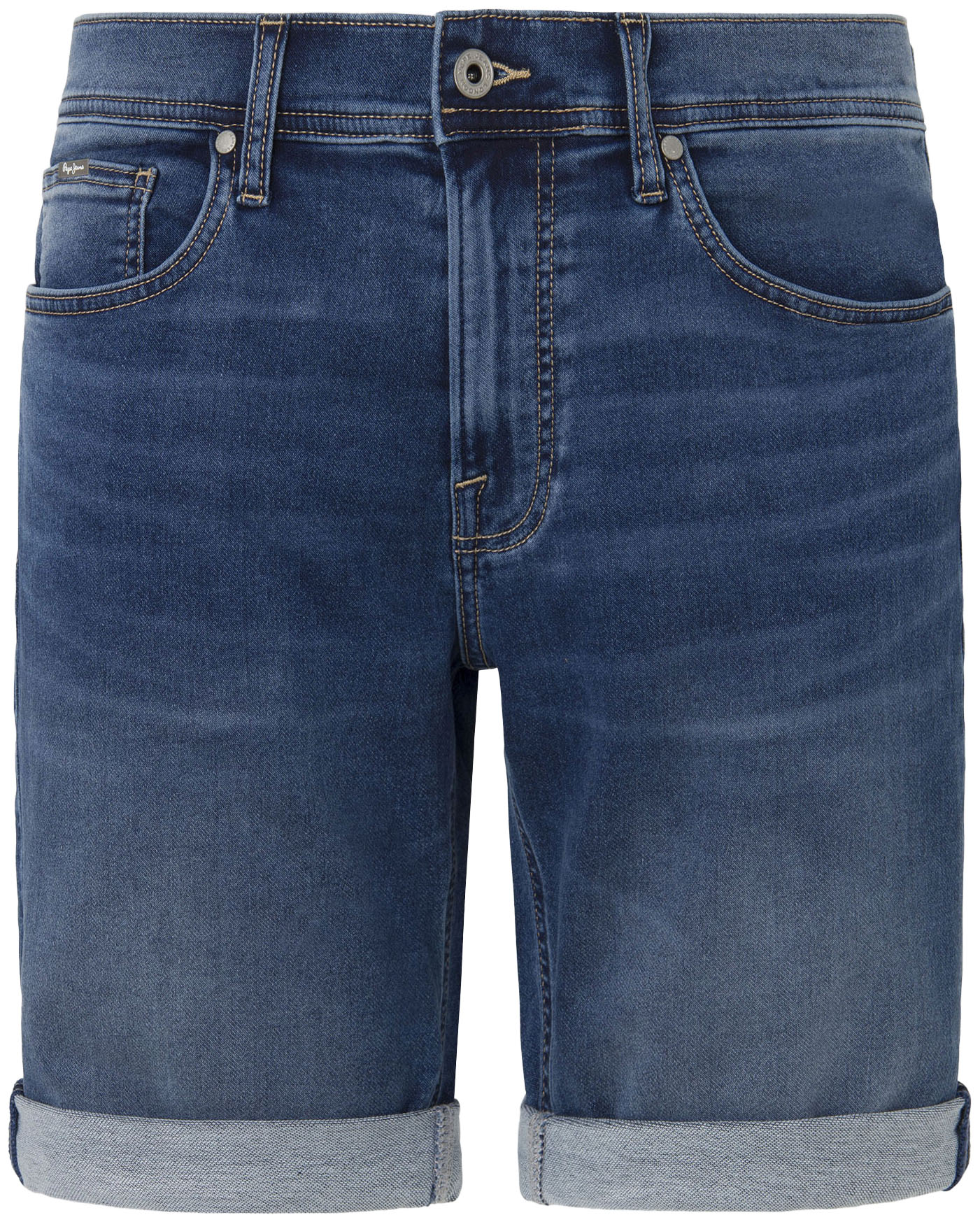 Pepe Jeans Jeansshorts, mit umgeschlagenem Bund von Pepe Jeans