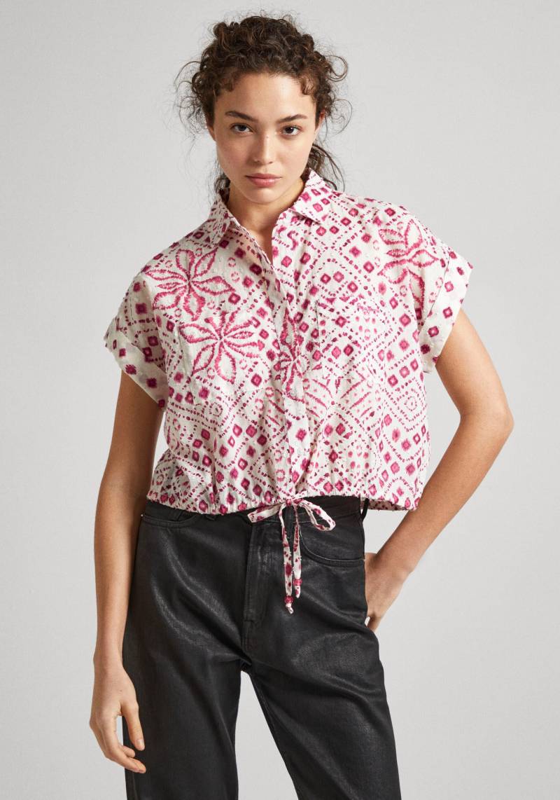Pepe Jeans Kurzarmbluse »DULCE«, in kastiger Form mit Alloverprint Pepe Jeans Kurzarmbluse »DULCE«, in kastiger Form mit Alloverprint von Pepe Jeans