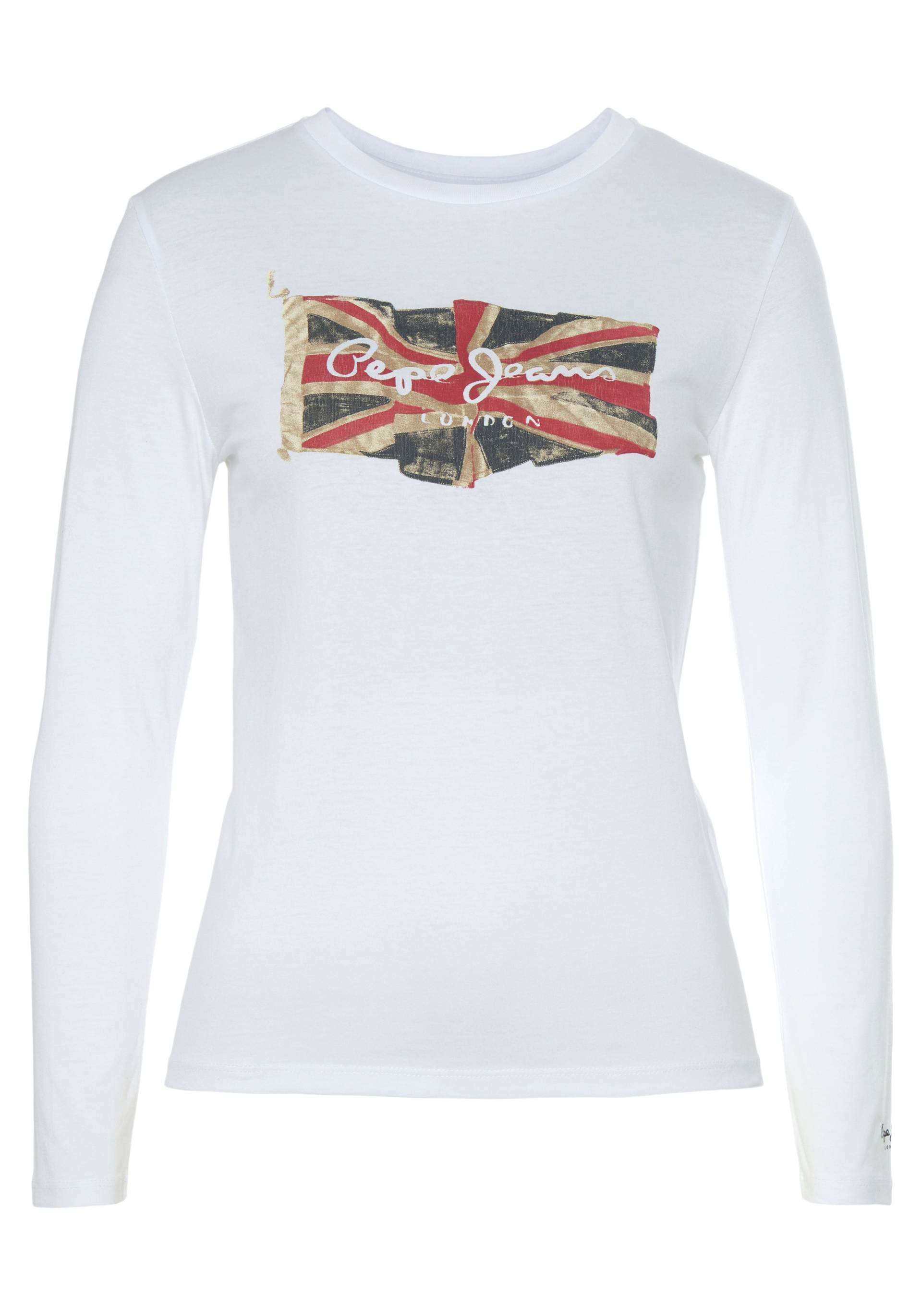 Pepe Jeans Langarmshirt »FLAG LOGO JR L/S«, für BOYS von Pepe Jeans