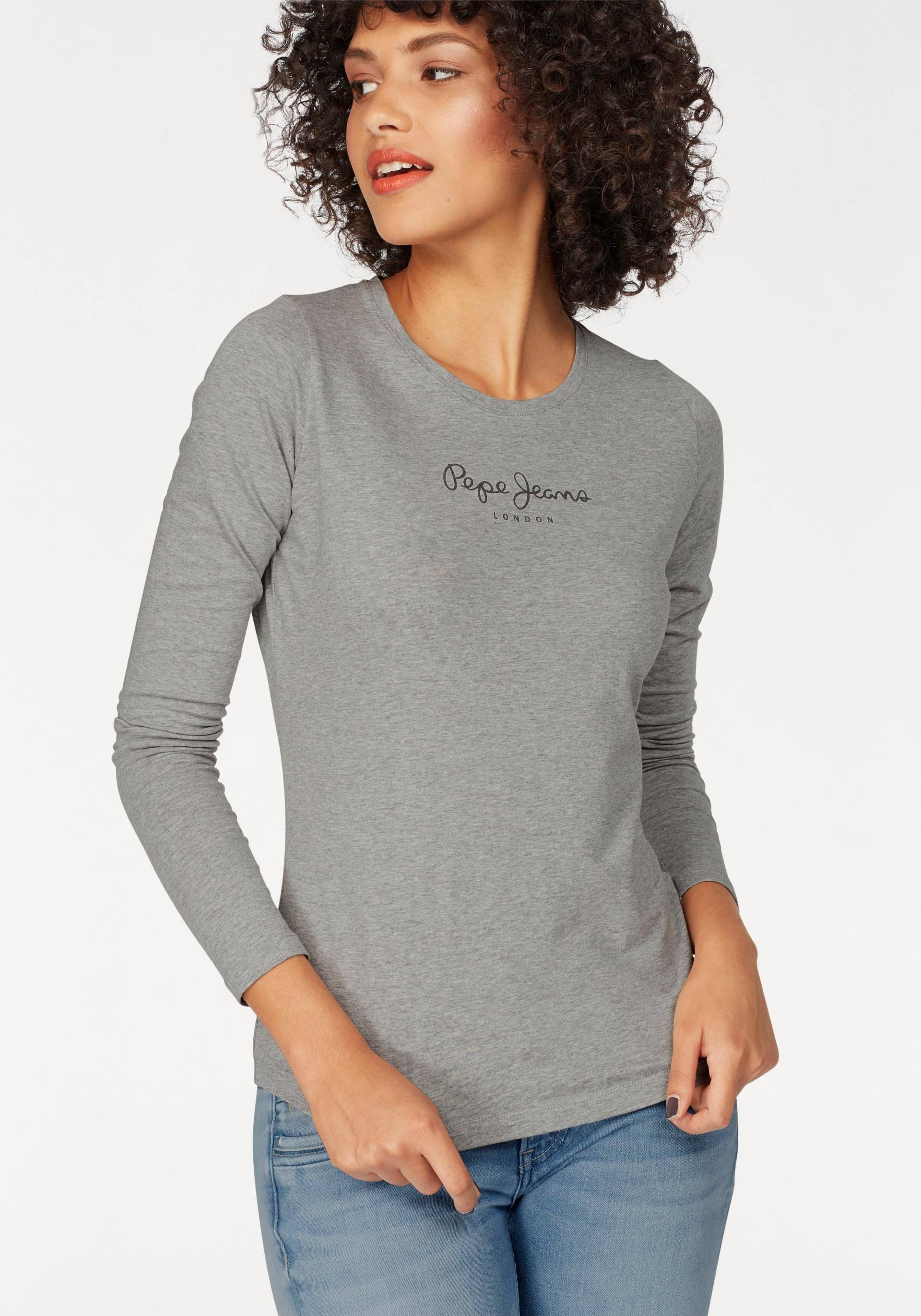 Pepe Jeans Langarmshirt »NEW VIRGINA L/S«, mit Logo-Print Pepe Jeans Langarmshirt »NEW VIRGINA L/S«, mit Logo-Print von Pepe Jeans