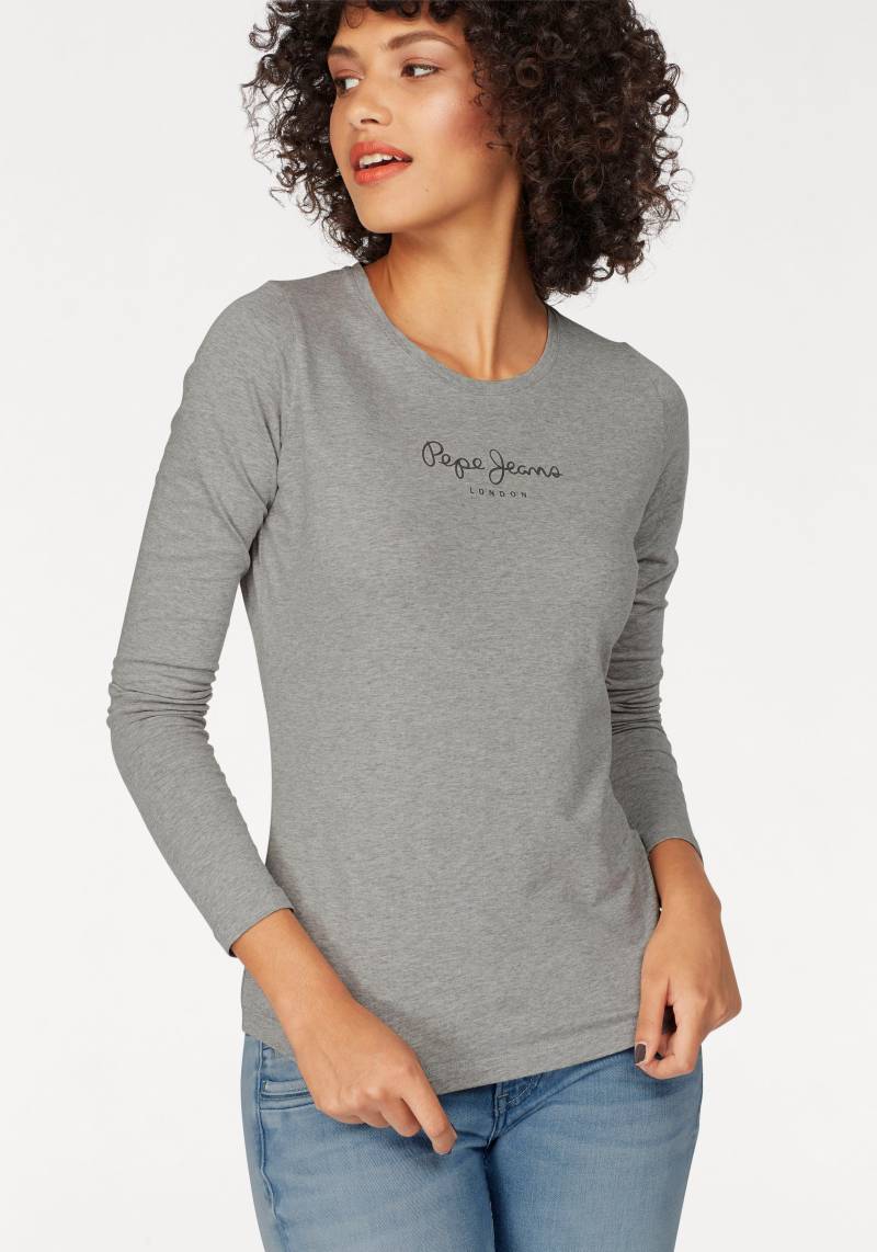 Pepe Jeans Langarmshirt »NEW VIRGINA L/S«, mit Logo-Print von Pepe Jeans