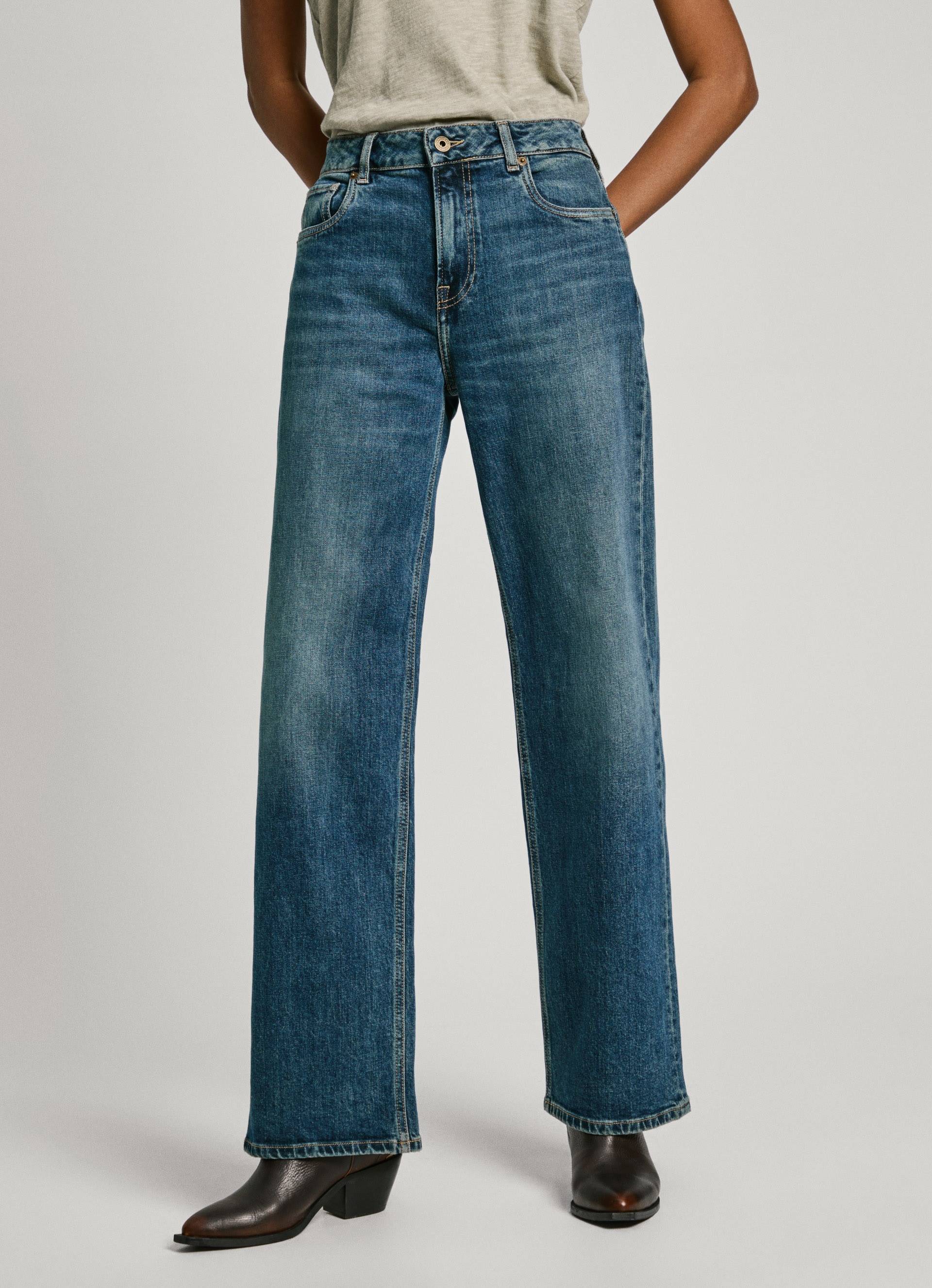 Pepe Jeans Loose-fit-Jeans »LOOSE ST JEANS HW«, mit geradem, weitem Bein von Pepe Jeans