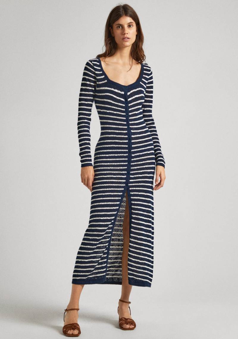 Pepe Jeans Maxikleid »FRANCES DRESS«, aus Baumwollstrick mit Leinen von Pepe Jeans