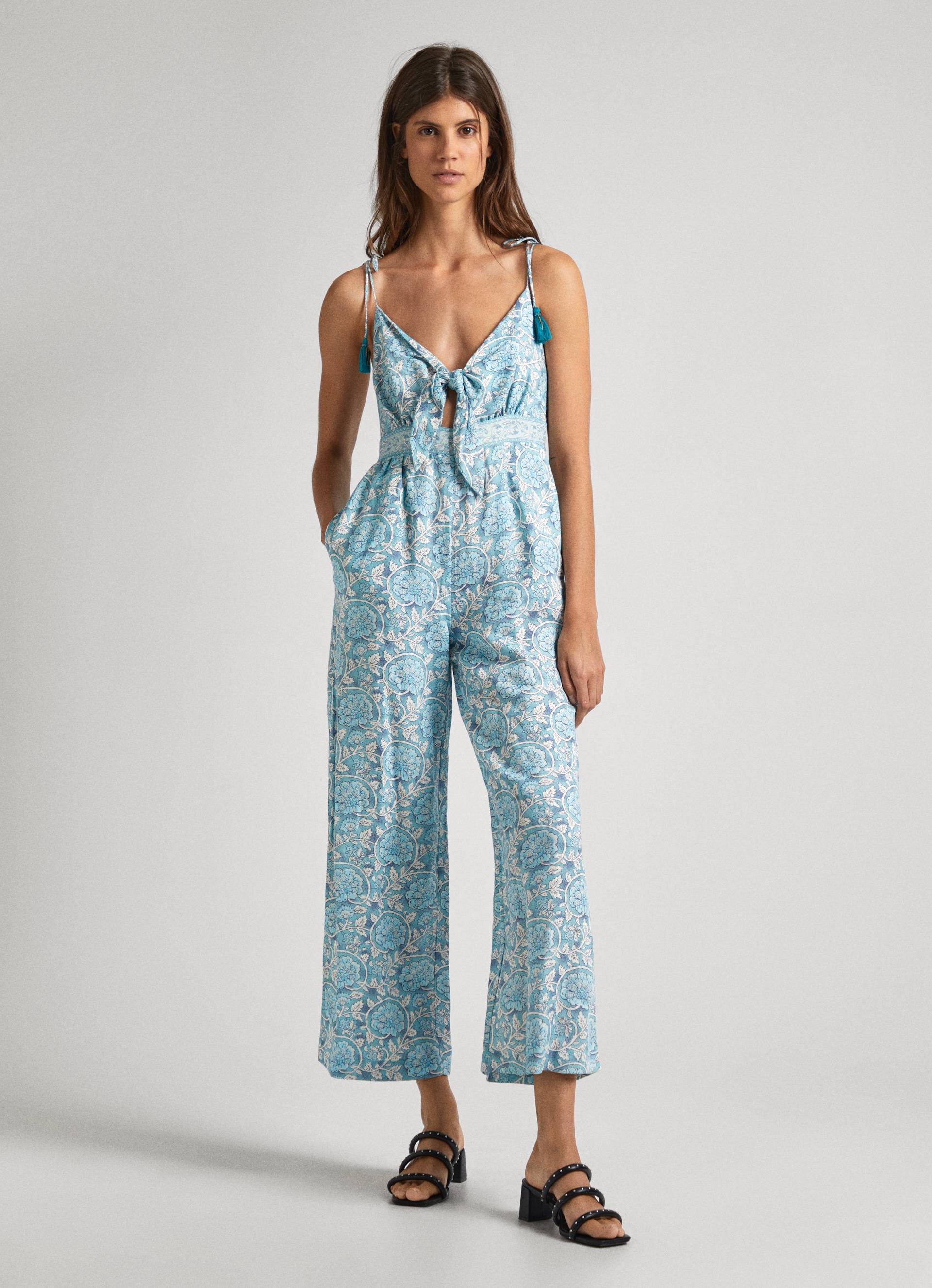 Pepe Jeans Overall »MATILDE«, mit floralem Alloverprint in sommerlicher Qualität mit Leinen von Pepe Jeans