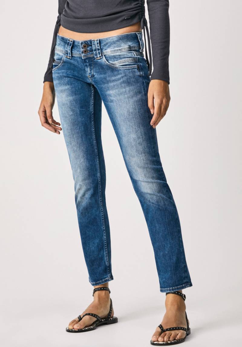 Pepe Jeans Straight-Jeans »VENUS«, mit Badge von Pepe Jeans