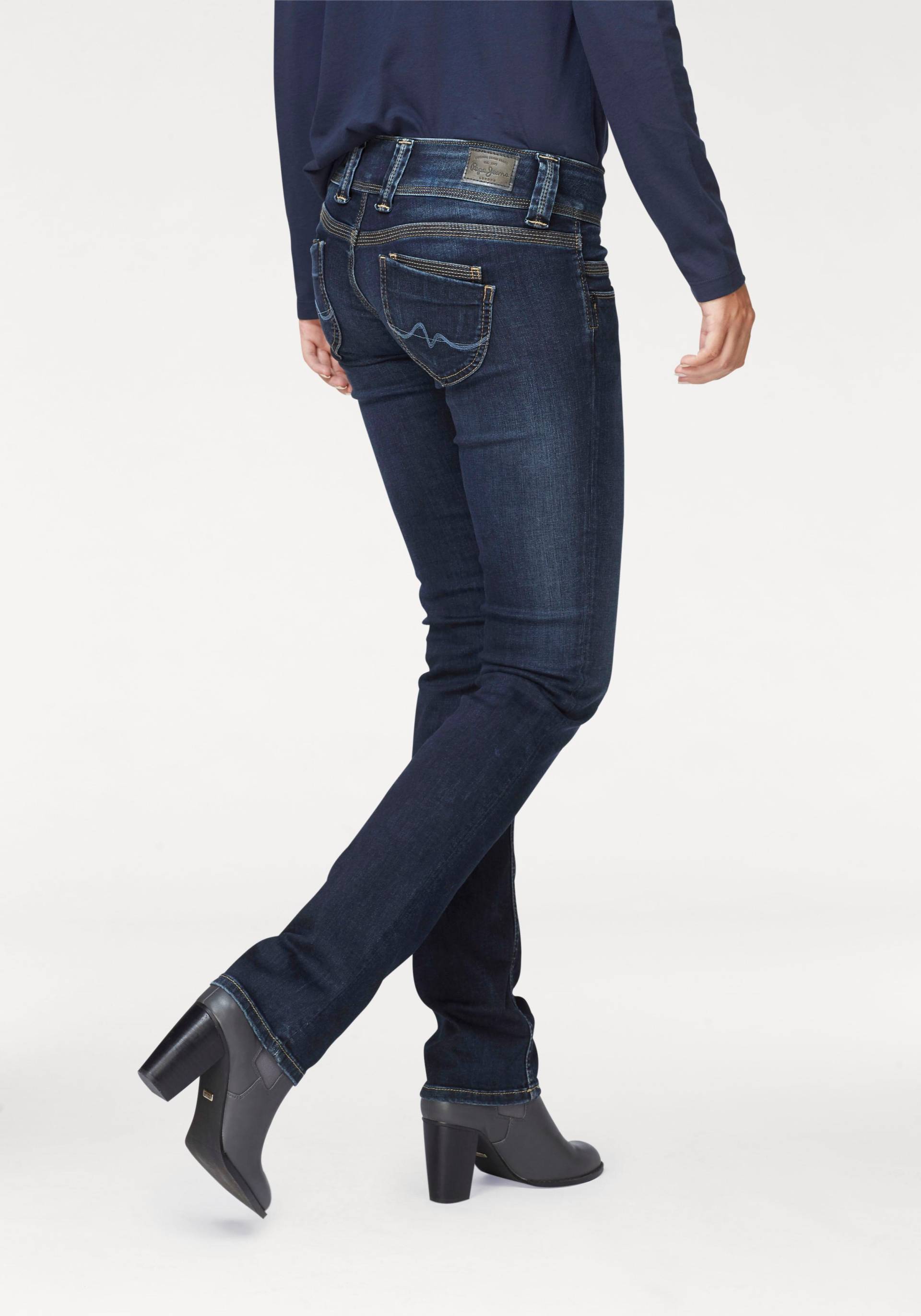 Pepe Jeans Straight-Jeans »VENUS«, mit Badge von Pepe Jeans