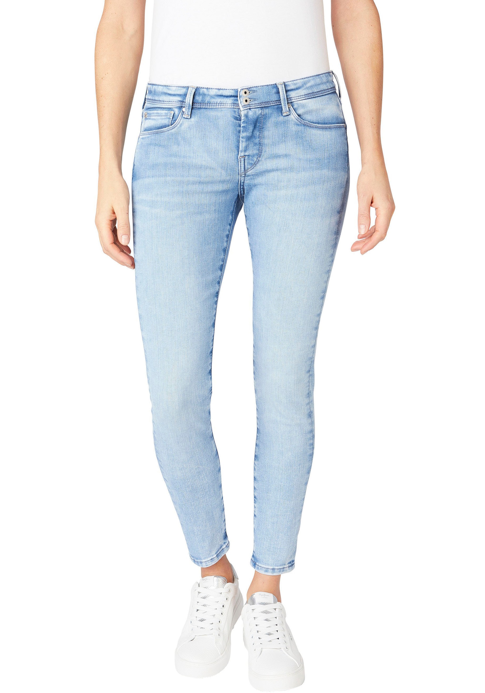 Pepe Jeans Straight-Jeans »VENUS«, mit Badge von Pepe Jeans