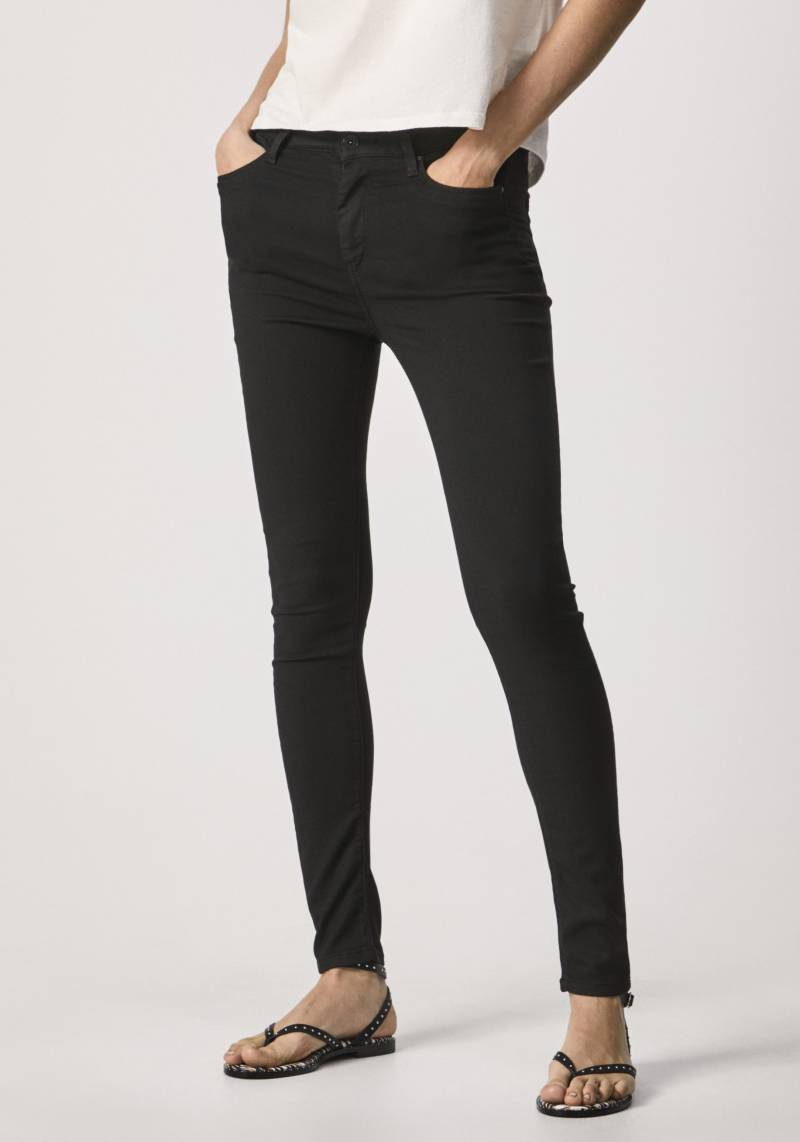 Pepe Jeans Röhrenjeans »REGENT«, in Skinny Passform mit hohem Bund aus seidig bequemem Stretch Denim von Pepe Jeans