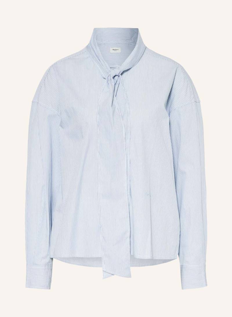 Pepe Jeans Schluppenbluse Karysha blau von Pepe Jeans