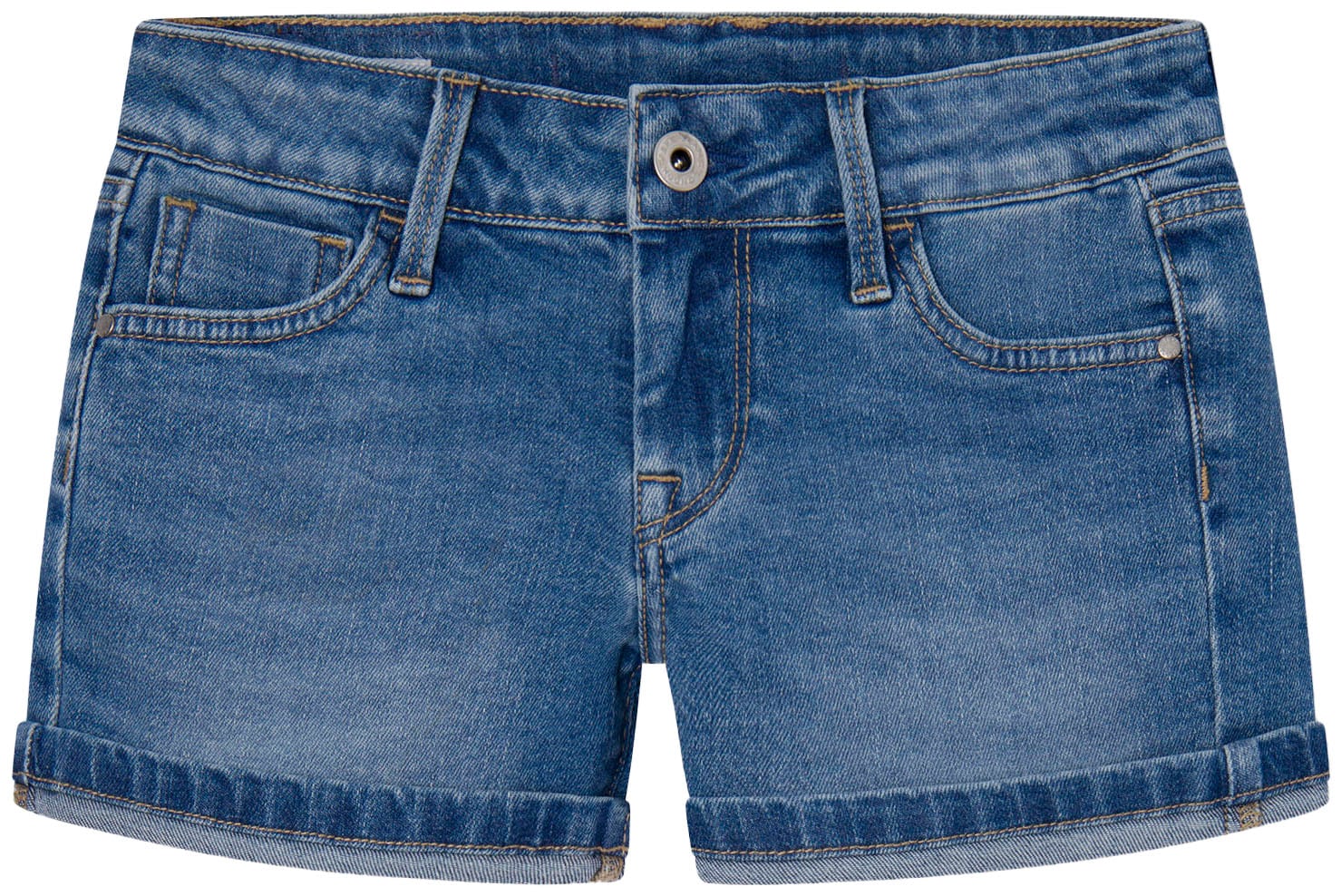 Pepe Jeans Shorts, mit Markenlabel auf der Rückseite Pepe Jeans Shorts, mit Markenlabel auf der Rückseite von Pepe Jeans